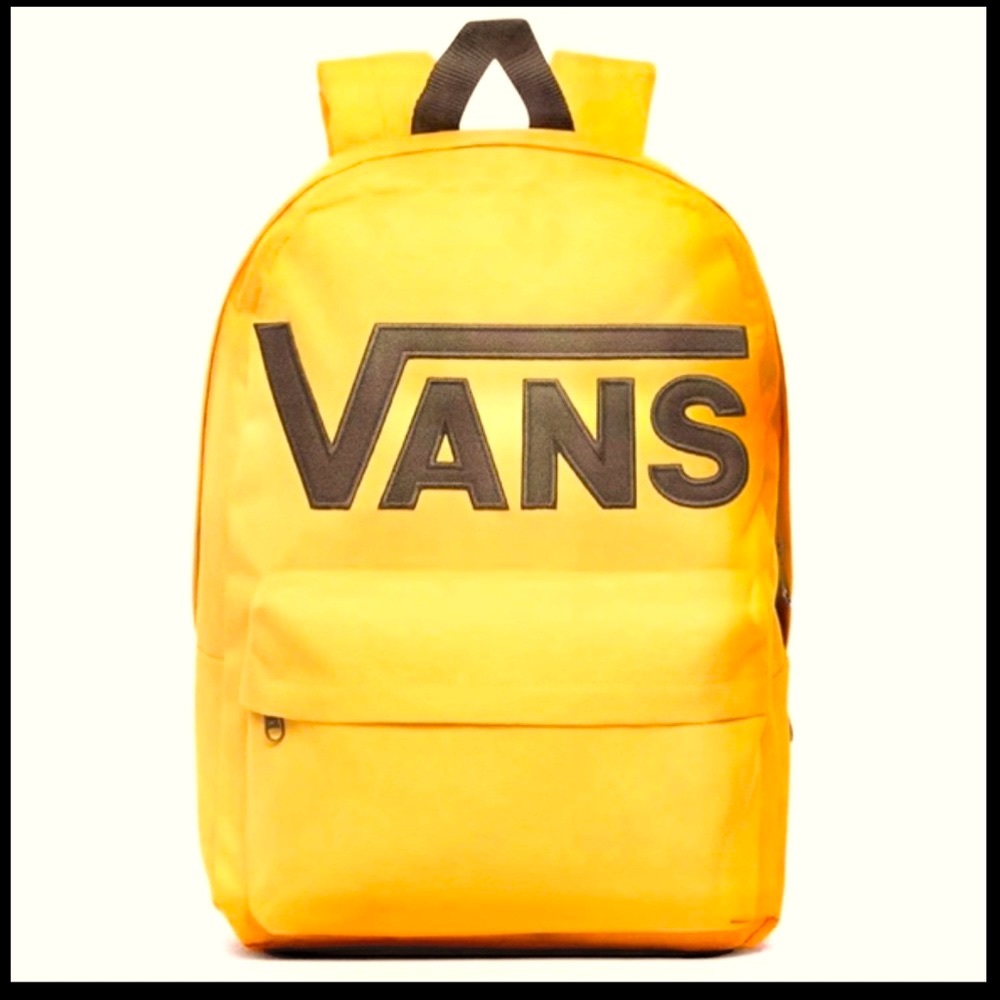 💟OLD SKOOL III VANS BRAND NEW BACKPACK LEMON🍋 CHROME, OS SLEEVE FOR 15” LAPTOP